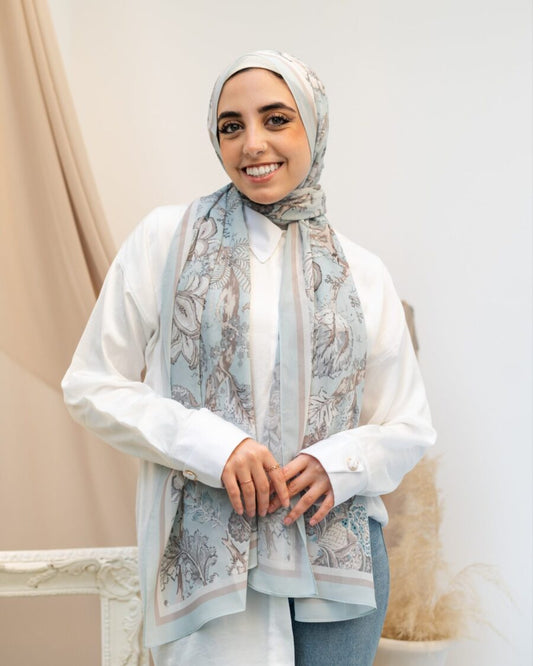 Minty chocolate in chiffon