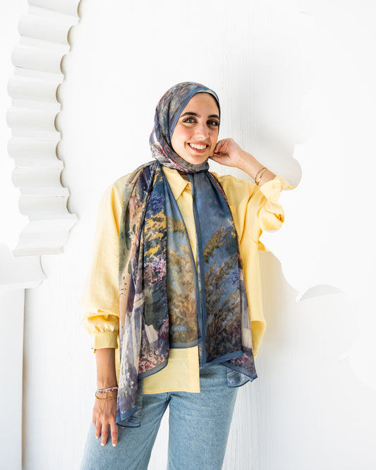 Ocean Blush in chiffon