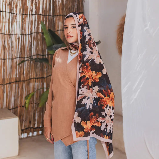 Autumn Golds in chiffon 🍂