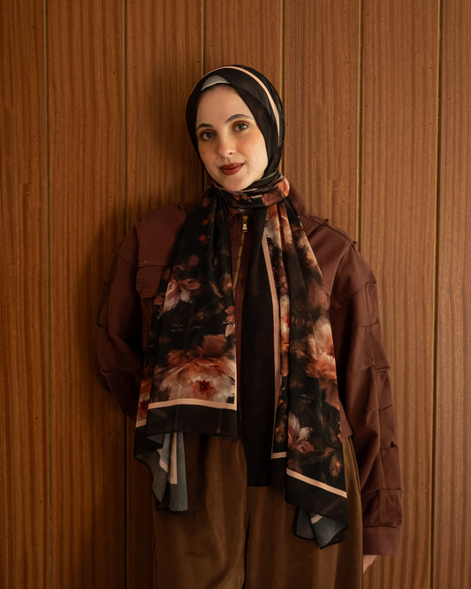 Dark romance in chiffon